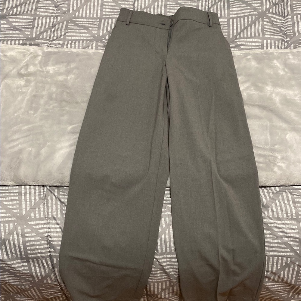 Ardene Charcoal Wide-Leg Pants